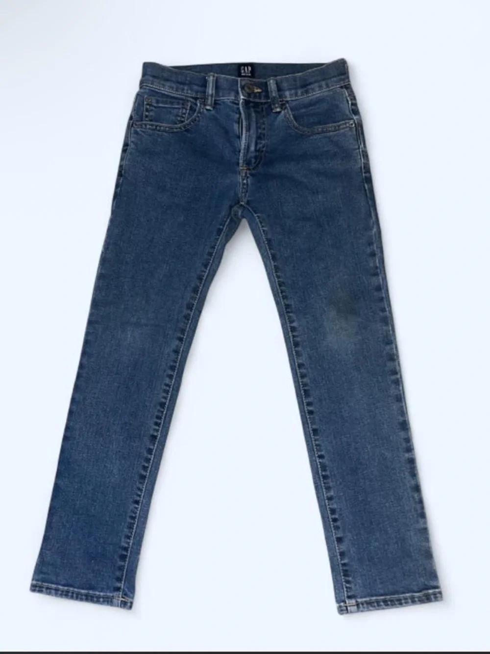 GAP kids Slim Straight Jeans - Dark Wash Blue